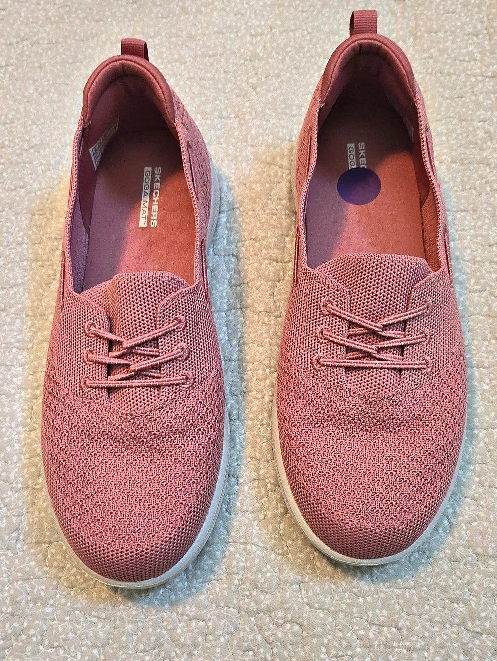 Skechers Pink Knit Sneakers 9